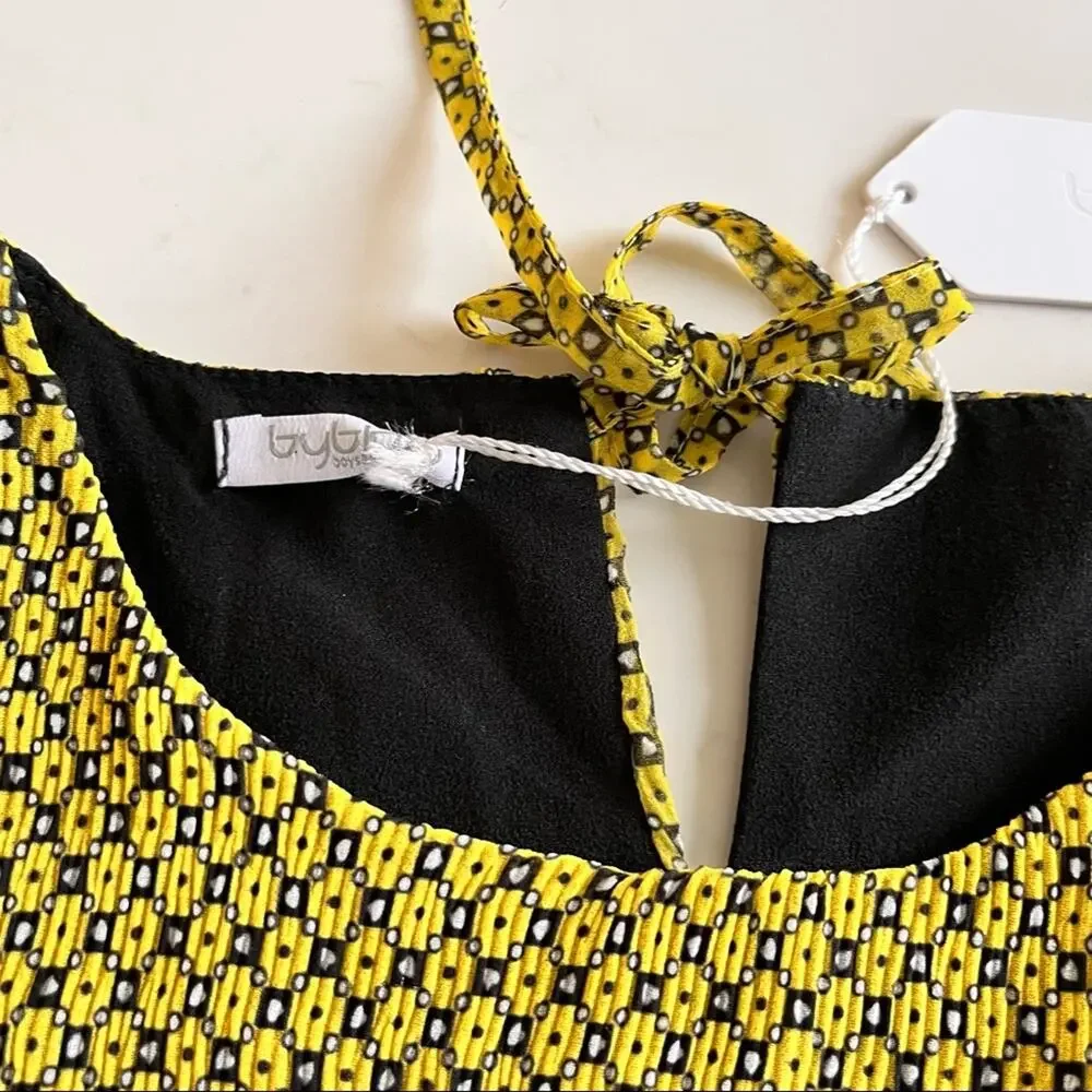 Byblos girls geometric design dressy sleeveless top size 8